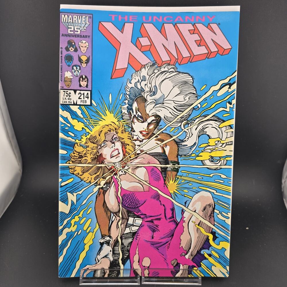The Uncanny X-Men #214 Newsstand Variant FN 6.0 1st Malice Dazzler Joins Marvel